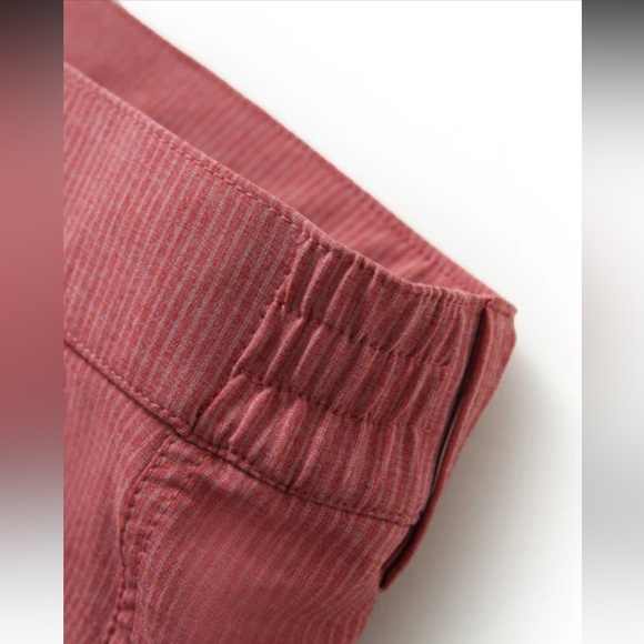 10” Inseam Striped Golf Shorts in Nantucket Red - Picture 6 of 9